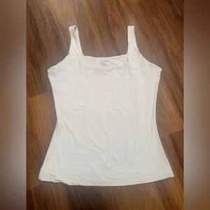 Classic White Pumiey Camisole